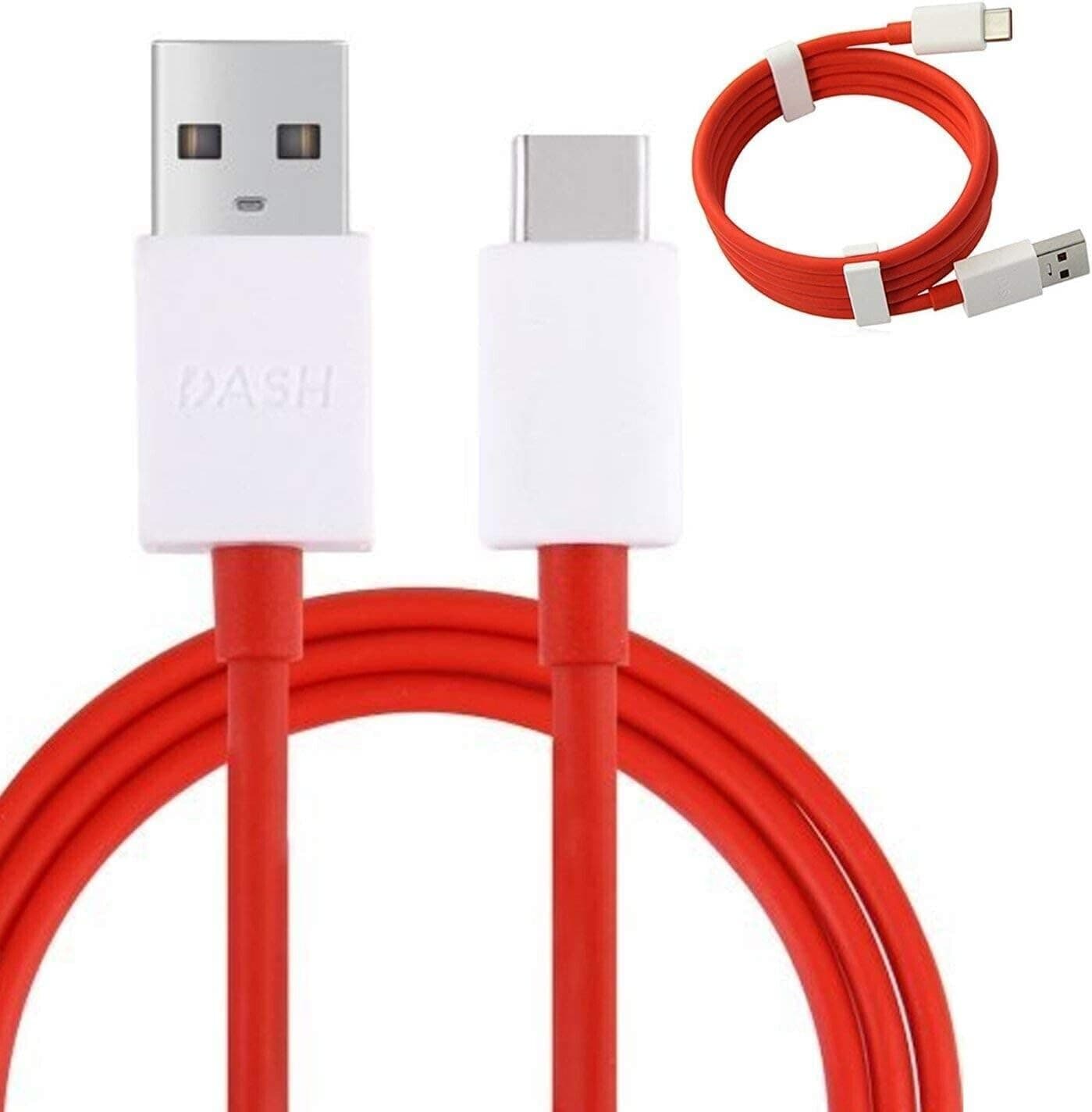 Supplied Genuine Original Dash One Plus High Quick Fast Speed 4A USB A to USB C Type C Cable Synch Lead For OnePlus 3 3T 5T 5T 6 6T (Non Retail Packaging)