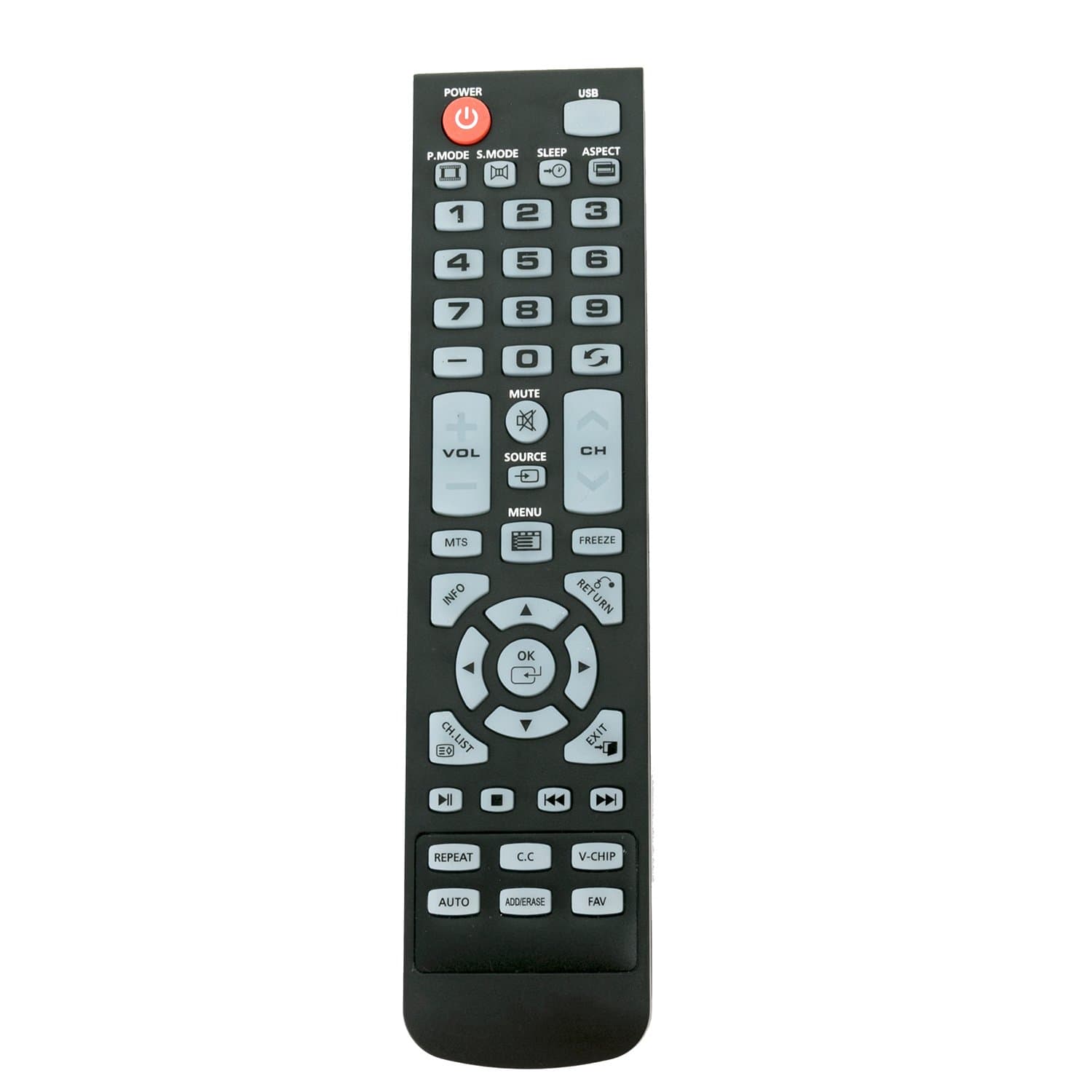 Replaced TV Remote Control fit for Element ELEFW505 ELEFT506 ELEFW247 ELEFW504 ELEFW248 ELEFT195 ELEFW581 ELEFT222 ELEFW195 ELEFT326 ELEFT407 TV