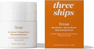 Three Ships - Dream Bio-Retinol + Shorea Butter Rejuvenating Cream | Helps Even Skin Tone, Hydrate, Smooth | Cruelty-Free, Vegan, Paraben-Free, Sensitive Skin Safe (1.76 oz | 50 g)