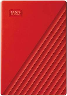 WDBPKJ0040BRD-WESN Western Digital Portable Hard Drive 4TB USB 3.0 Red My Passport Encryption Password Protection External Hard Disk