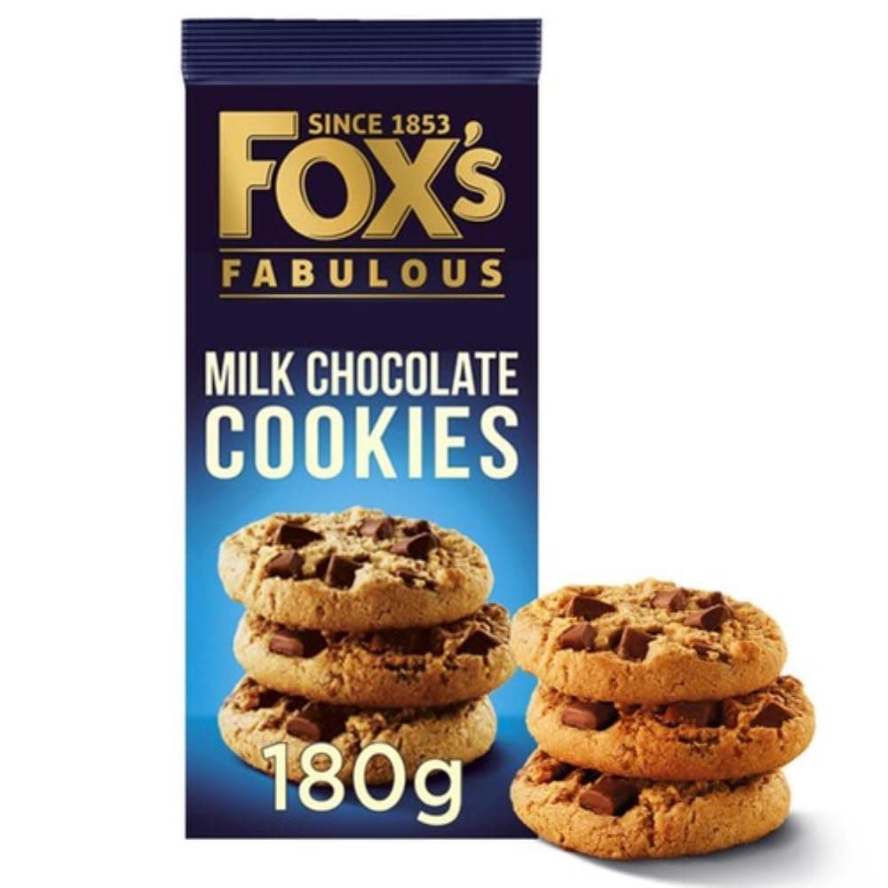 Fox's Milk Chocolate Chunks Cookies, 180g