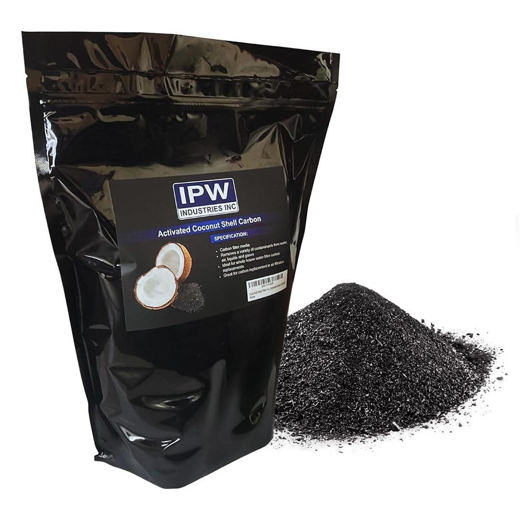 5 Lbs Bulk Water Filter/Air Filter Refill Coconut Shell Granular Activated Carbon Charcoal by IPW Industries Inc