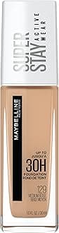 Maybelline Liquid Foundation Makeup, Full Coverage Liquid and Up To 24 Hour Wear, Soft Matte Finish, Medium Beige, 1 fl. oz.