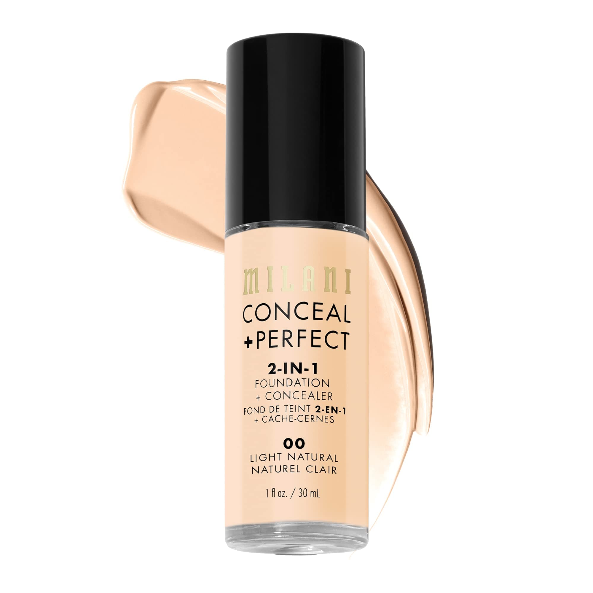 Conceal + Perfect Liquid Foundation - Light Natural, 1 Fl. Oz.