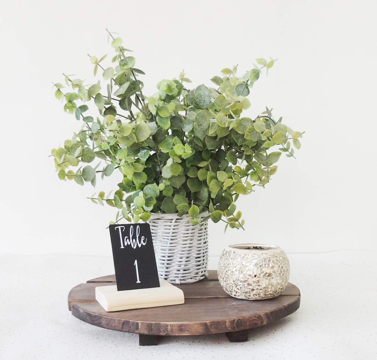 wedding centrepiece, alternative log slice, wooden table display, barn wedding decor, rustic, plant display stand, wooden cake stand,