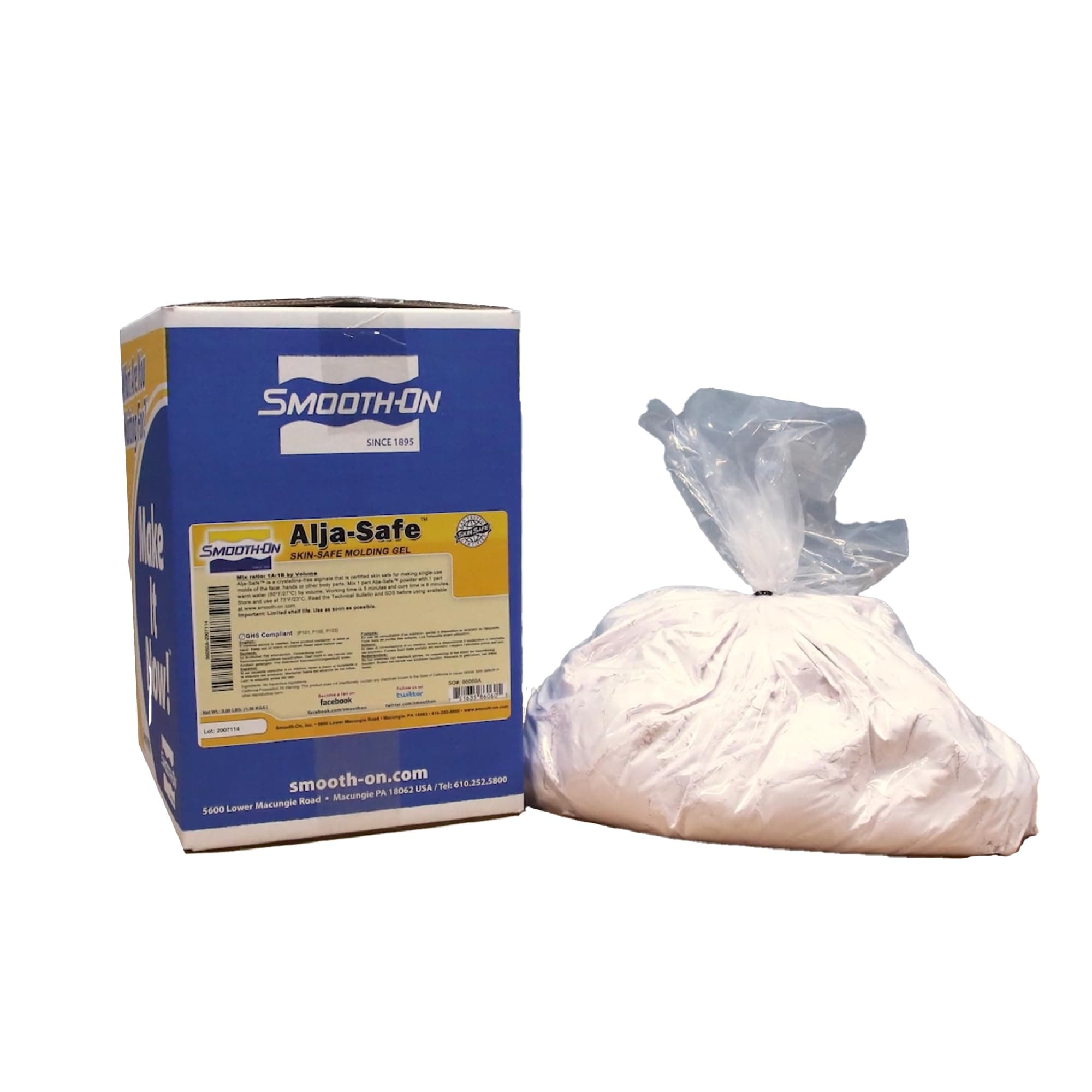 1 X Alja-Safe Alginate 3-lb Box by Smooth-On, Inc.