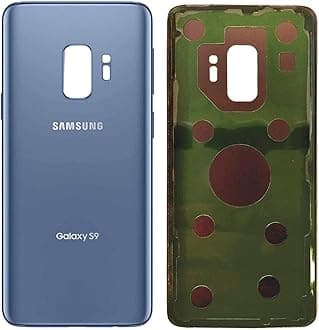 BringUAll Replacement Back Panel Glass Compatible with Galaxy S9 G960f Coral Blue