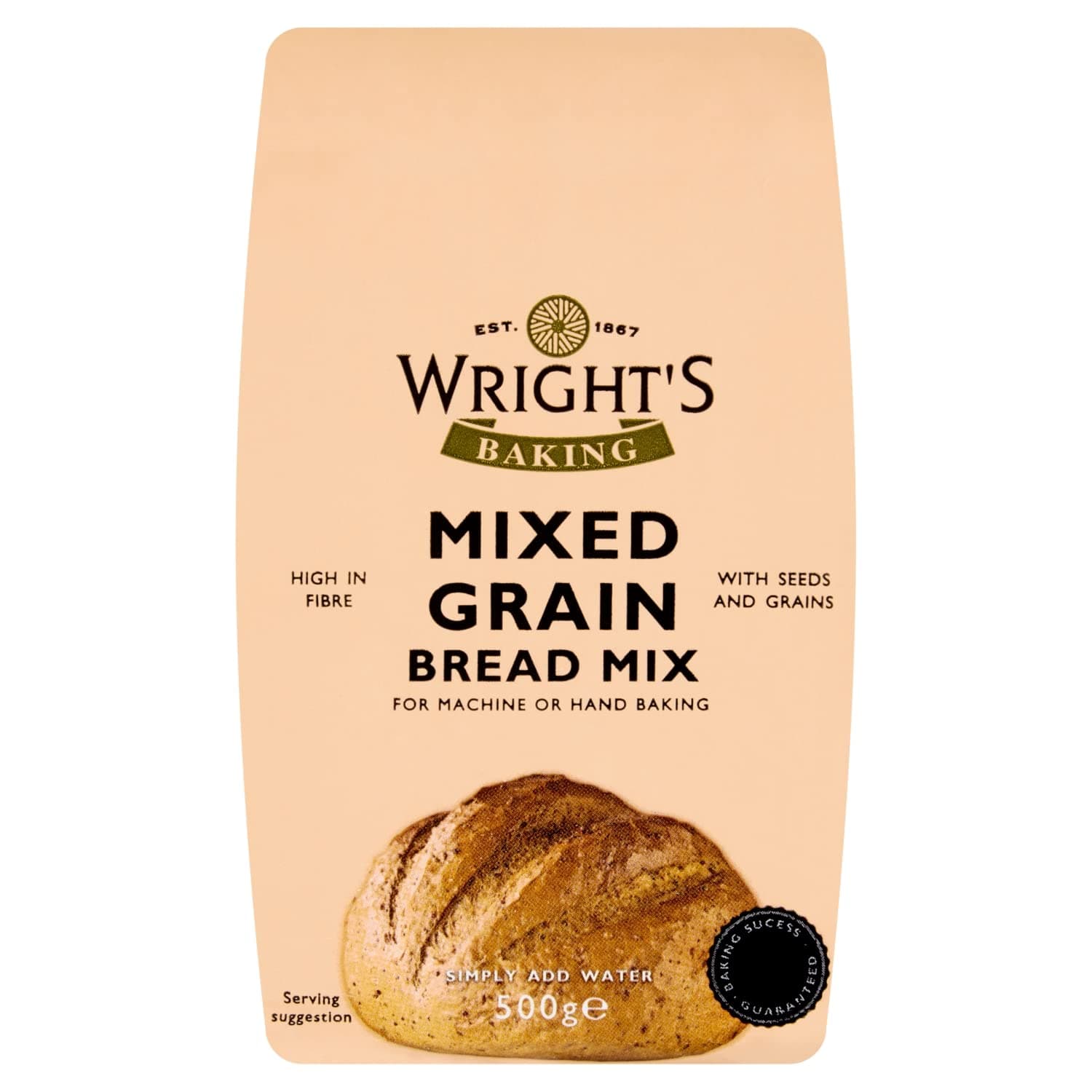 Wright's Baking Mixed Grain Bread Mix, 500g