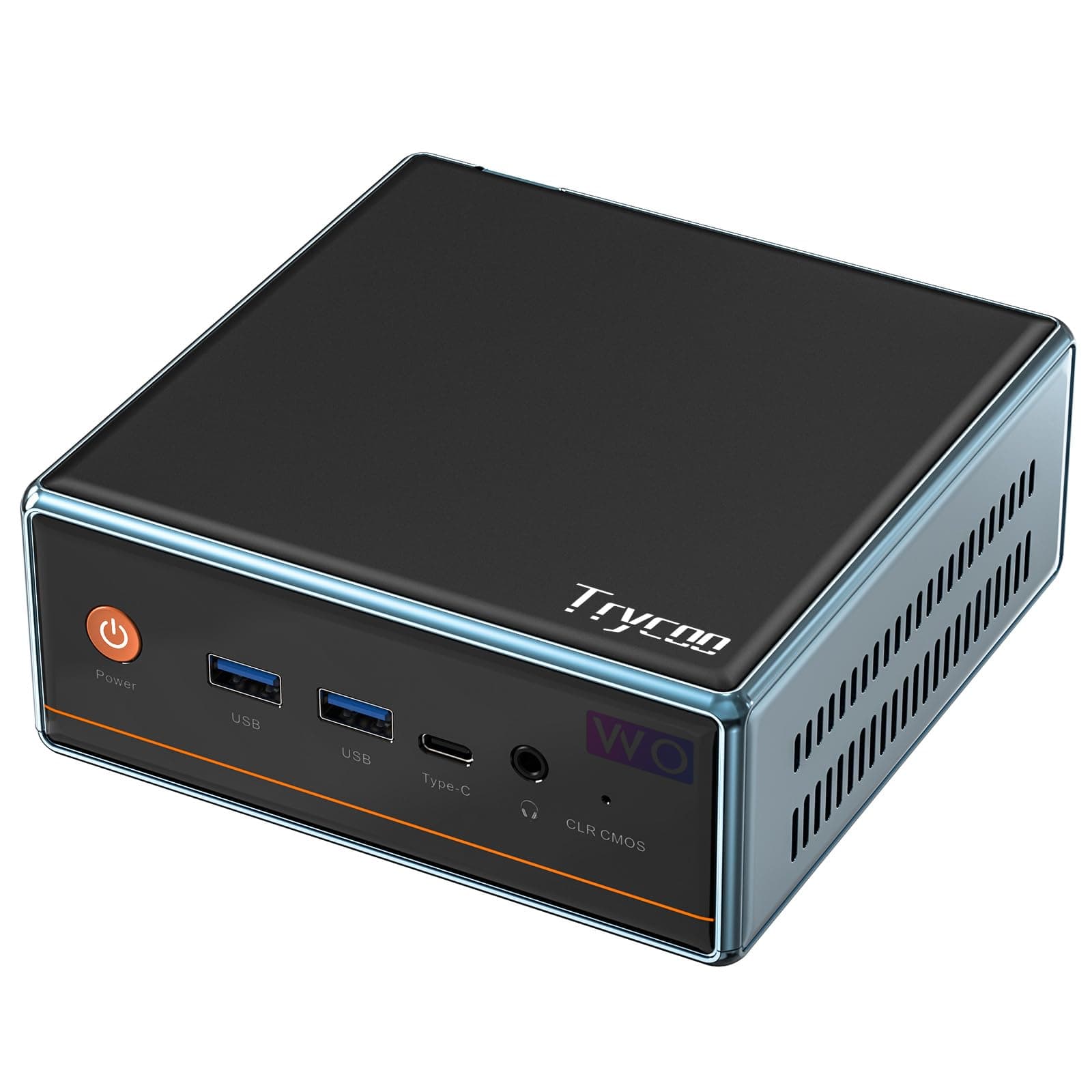 Trycoo Mini PC AMD Ryzen 5 5500U(4.0GHz) Mini Processors 16GB DDR4 RAM 512GB SSD Micro PC Support 4K@60Hz Triple Output WiFi6 BT5.2 Dual RJ45 USB3.2 Mini Desktop Computer