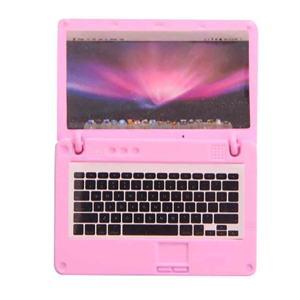 Notebook Computer Model For 18 inch Our Generation for American girl/Boy Doll 18 inch doll laptop toy pink