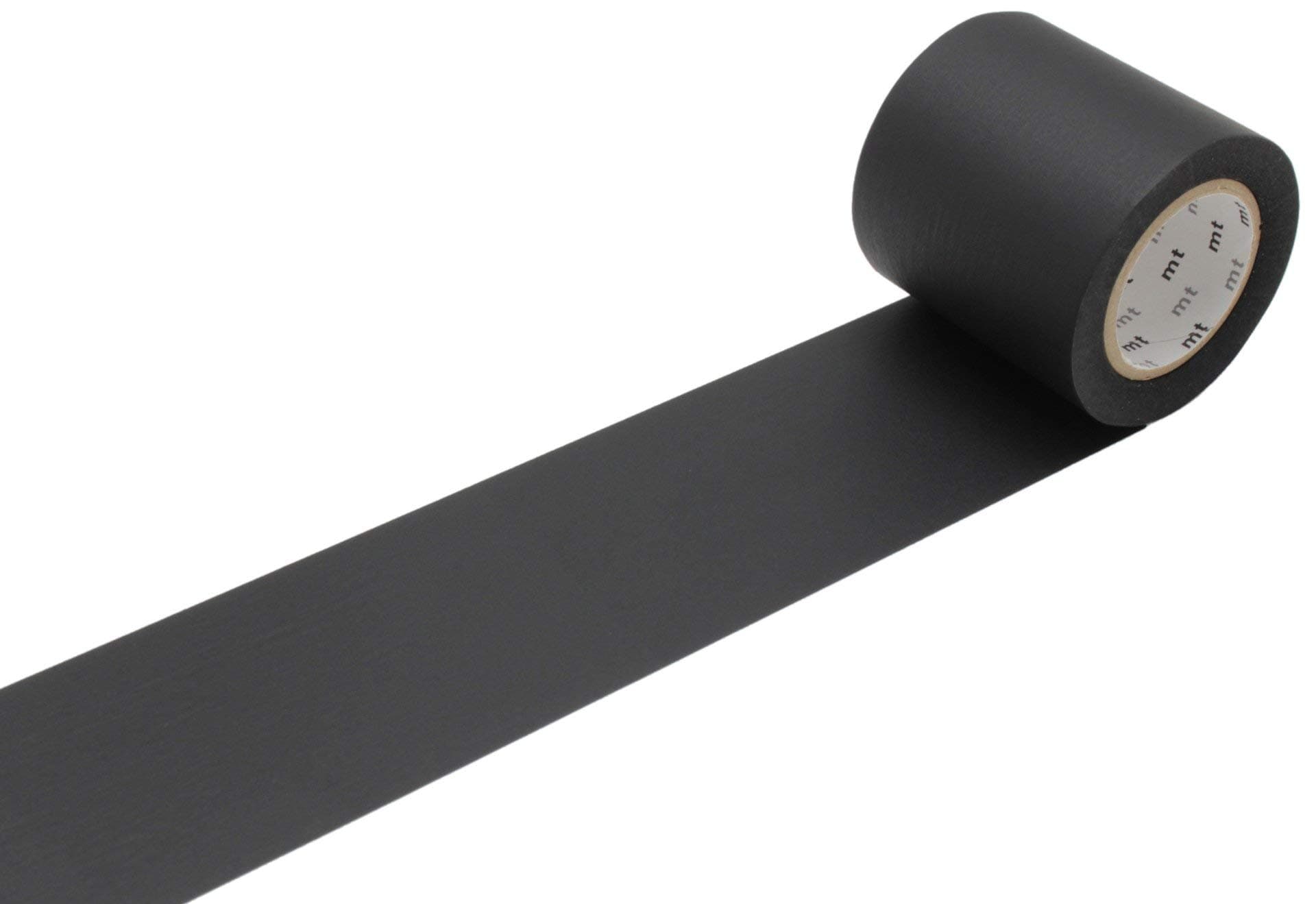 MT MTCA5085Z Casa 50 mm Basic Washi Masking Tape - Matte Black, Matte black