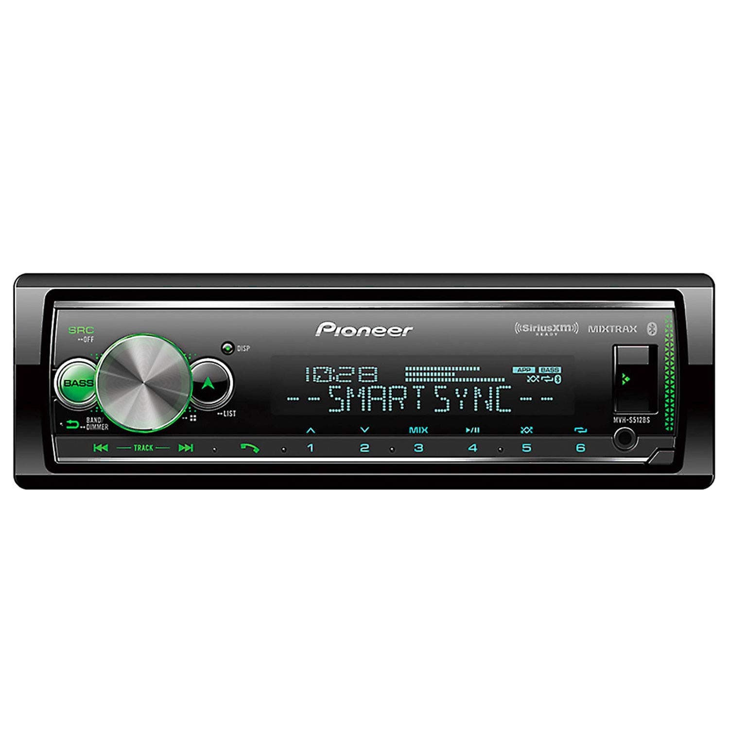 Pioneer MVH-S512BS Multimedia Player (Does not Play CD's) with Bluetooth
