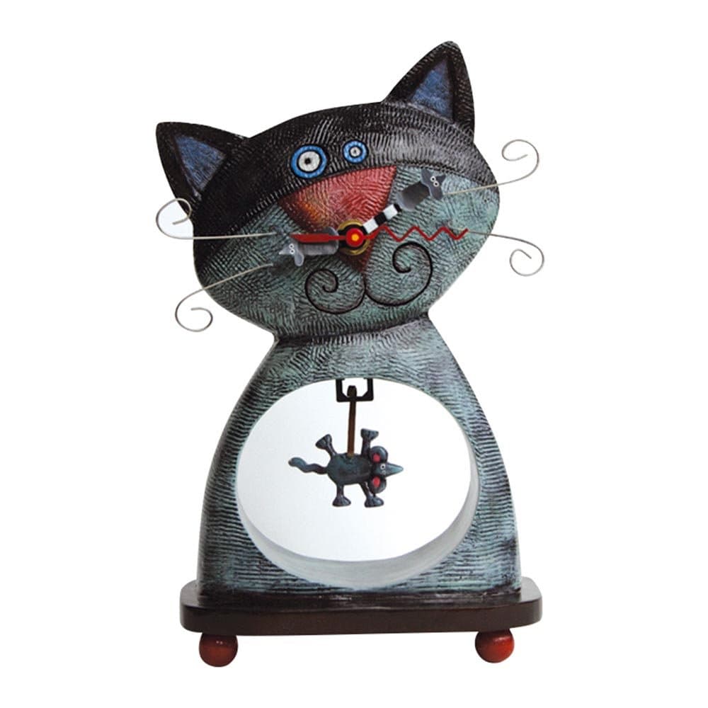 Enesco Allen Designs Cat and Mouse Clock