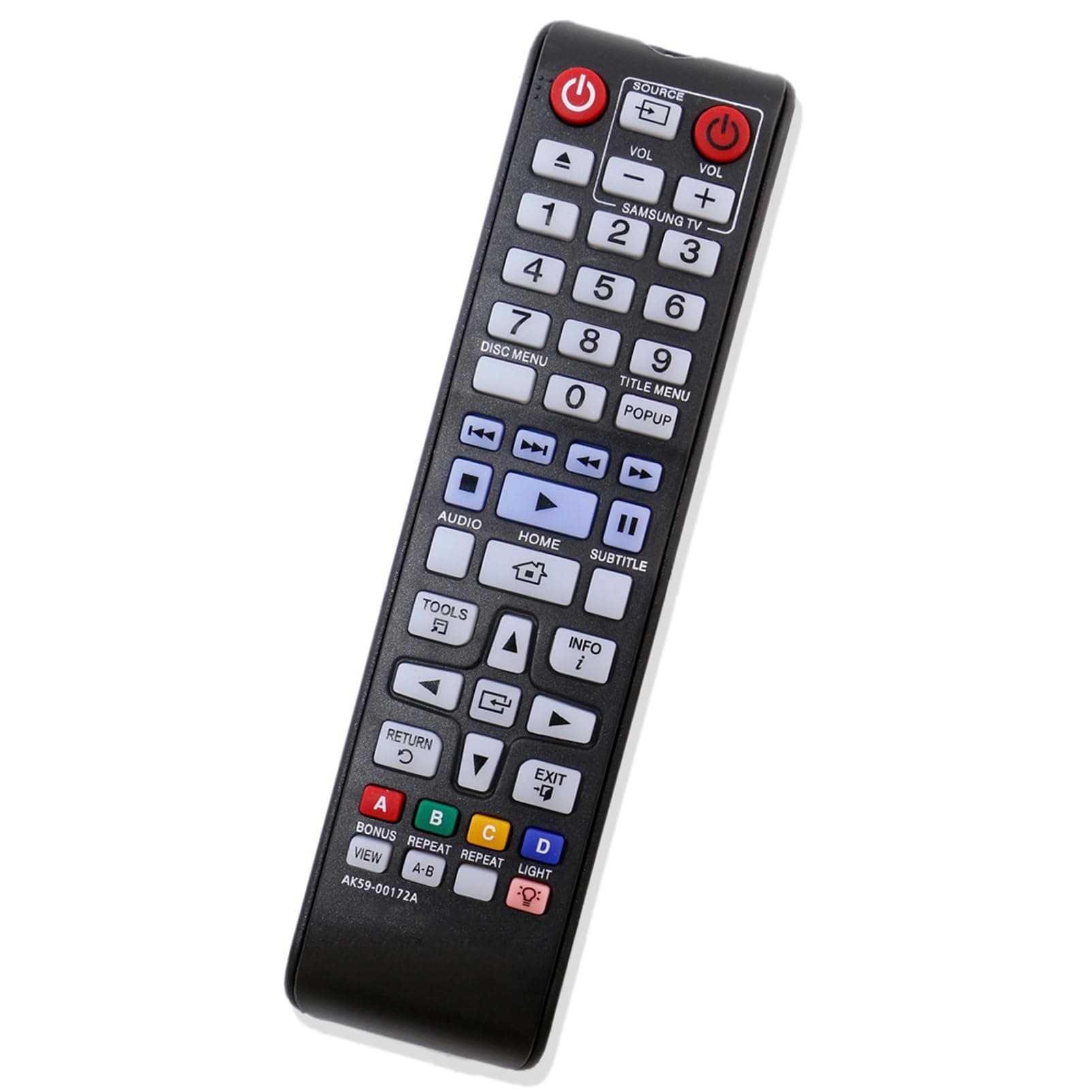 AK59-00172A Replace Remote Control fit for Samsung Blu-Ray Disc DVD Player BD-F5700 BD-J5100 BD-J5900 BD-J5700 BD-E5700 BD-E6500 BD-EM57 Bluray Blu Ray Home Theater Sound System
