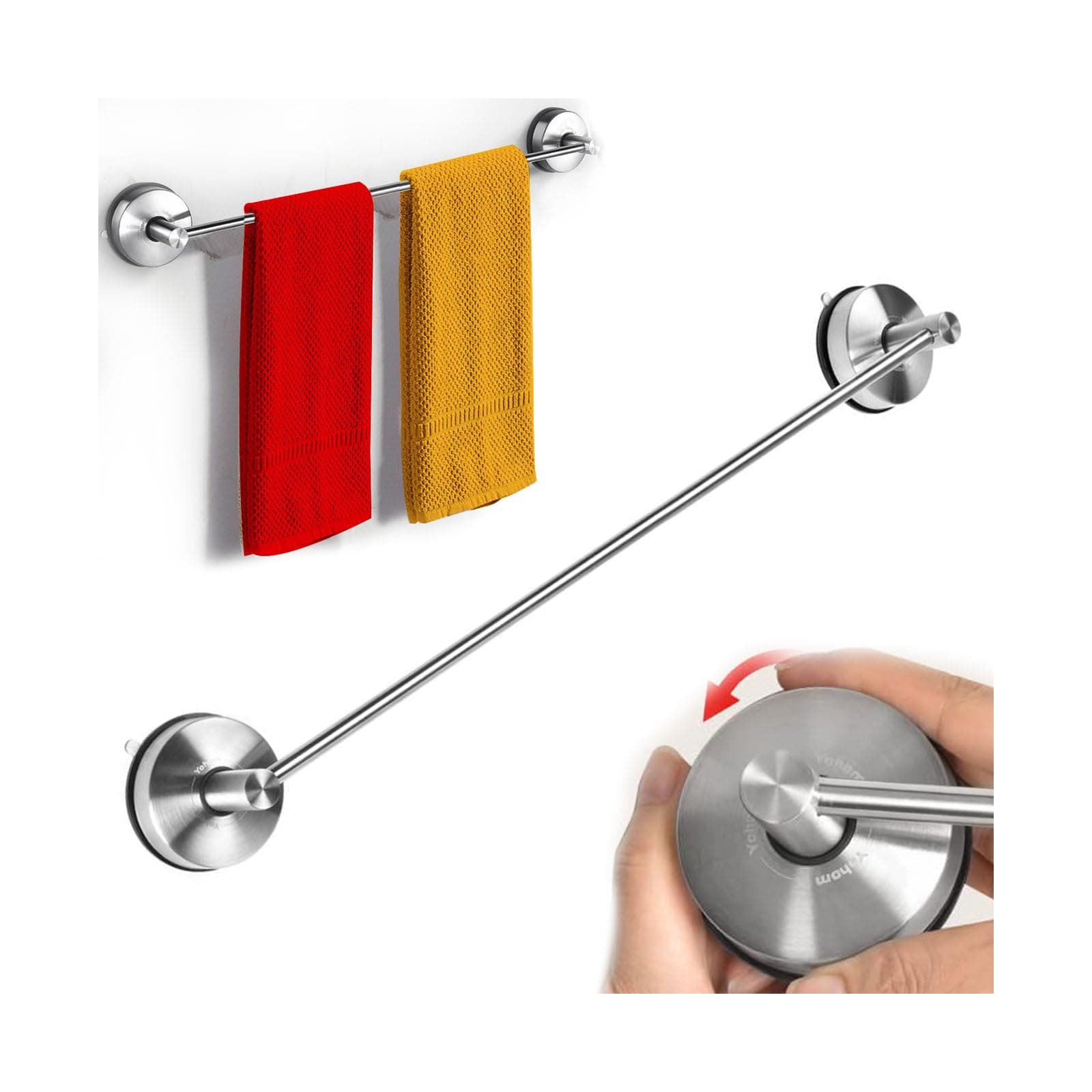 Suction Cup Towel Bar