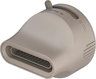 Shark XSKHD121CA IQ 2-in-1 Concentrator, Auto Preset Attachment Nozzle for HyperAIR Blow Dryers, Styling Tool, for Straight, Wavy, and Curly Hair, Frizz-Free, Sleek and Smooth Blowout, Stone