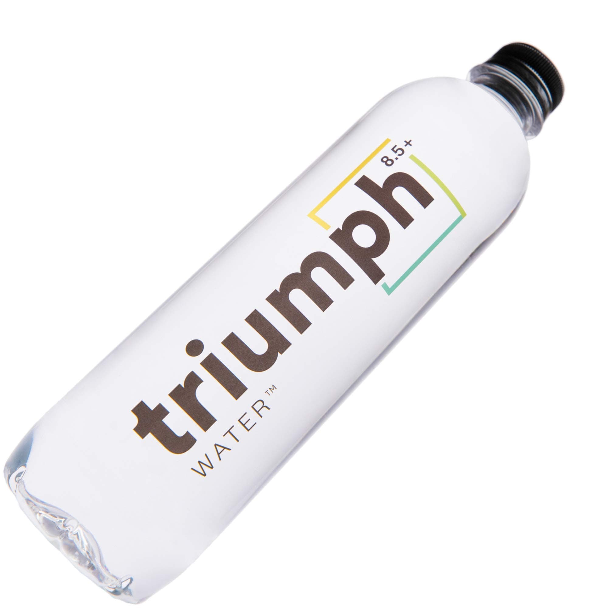 Triumph Alkaline Water 8.5 pH, Naturally Ionized High pH Spring Water, 16.9-Ounce Bottles, 12 Pack