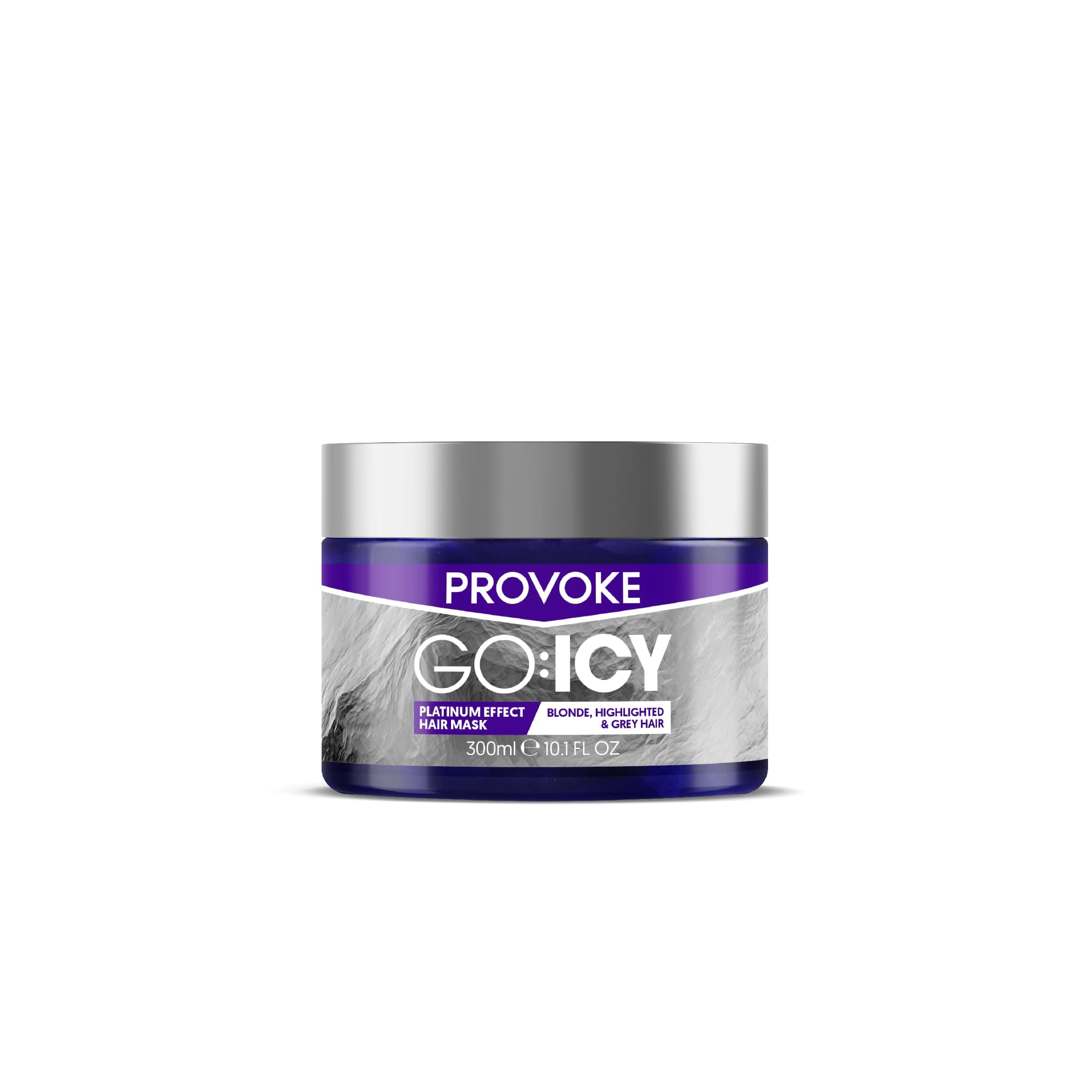 Go Icy Intensive Toning Hair Mask 300 ml Intensely Brightens Blonde, White and Grey Hair for An Extra Bright Icy Platinum Effect