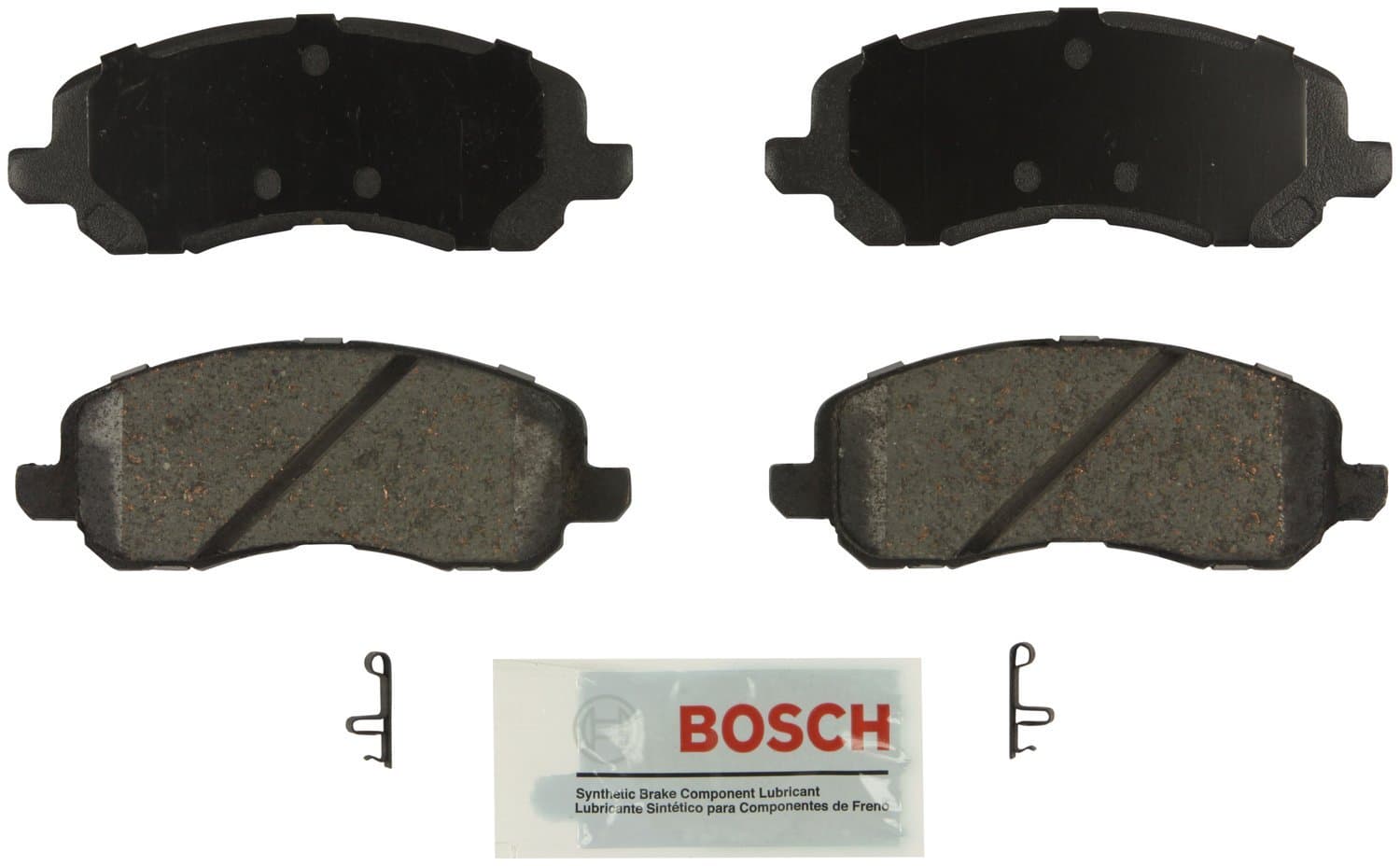BE866 Blue Ceramic Disc Brake Pad Set - Compatible With Select Chrysler 200, Sebring; Dodge Avenger, Caliber, Stratus; Jeep Compass, Patriot; Mitsubishi Eclipse, Galant, Lancer, Outlander; FRONT