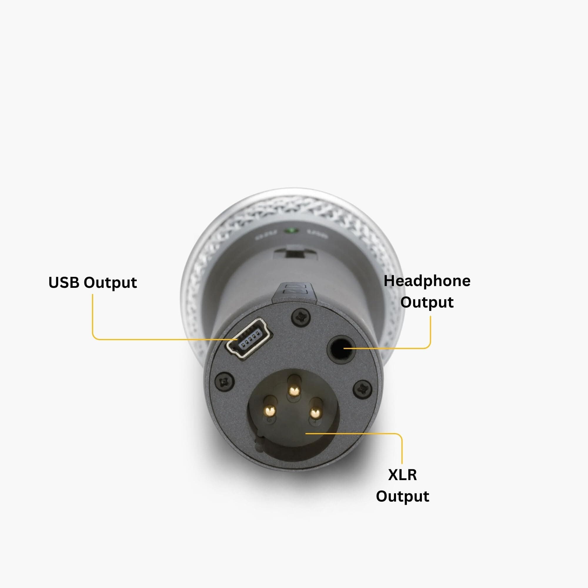 SAMSON Q2U Black Handheld Dynamic USB Microphone Bundle with Pop Filter and Closed Back Over-Ear Headphones (3 Items)