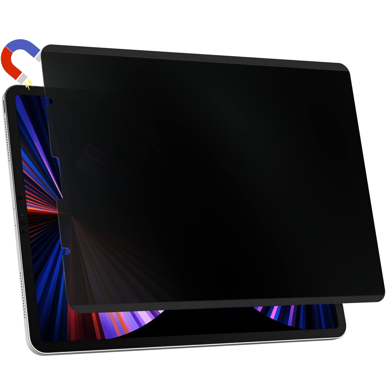 Mamol iPad Pro 12.9 inch Magnetic Privacy Screen Protector, Removable&Reusable Anti-Spy Filter for iPad Pro 12.9", Anti-Glare Privacy Filter, Easy Installation and Bubble Free