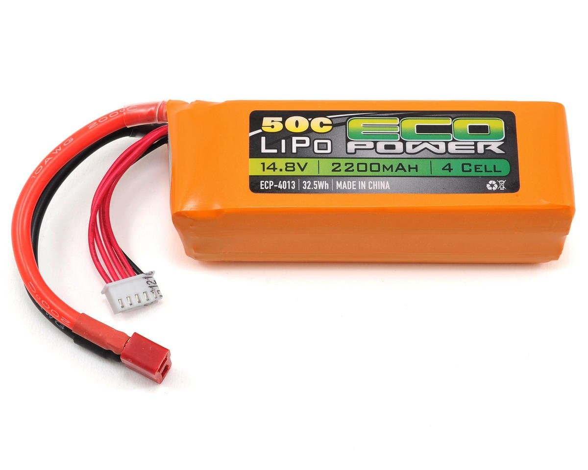 "Electron" 4S Li-Poly 50C Battery Pack (14.8V/2200mAh)