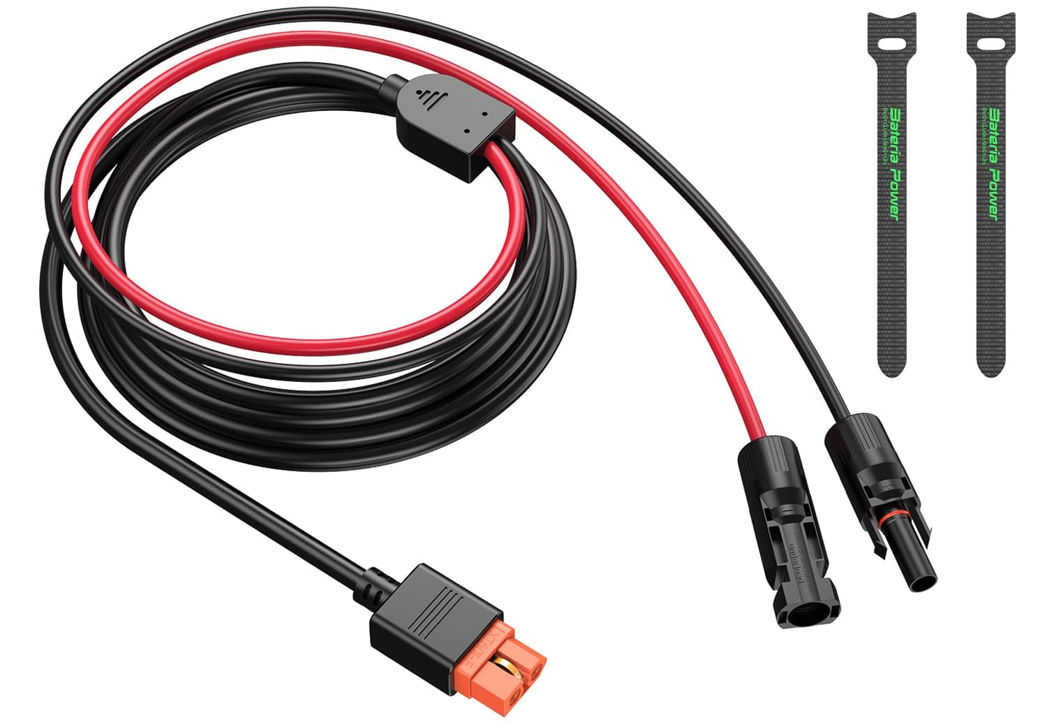 Solar to XT60i Connector Cable 11.5FT - Y Branch Cable Connect Solar Panel to Portable Power Station & Solar Generator, Suit for Devices with XT60/XT60I Port