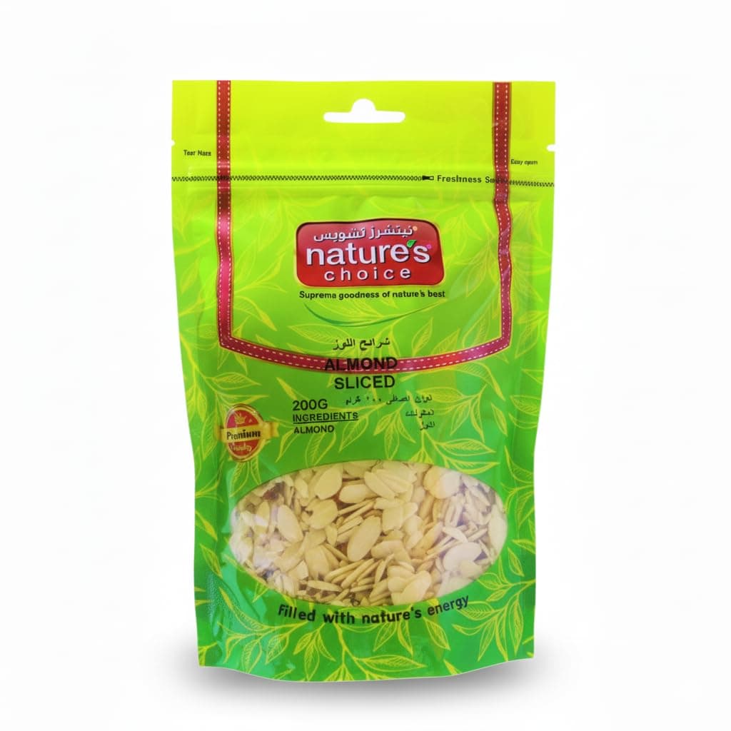 Natures Choice Almonds Sliced - 200 Gm