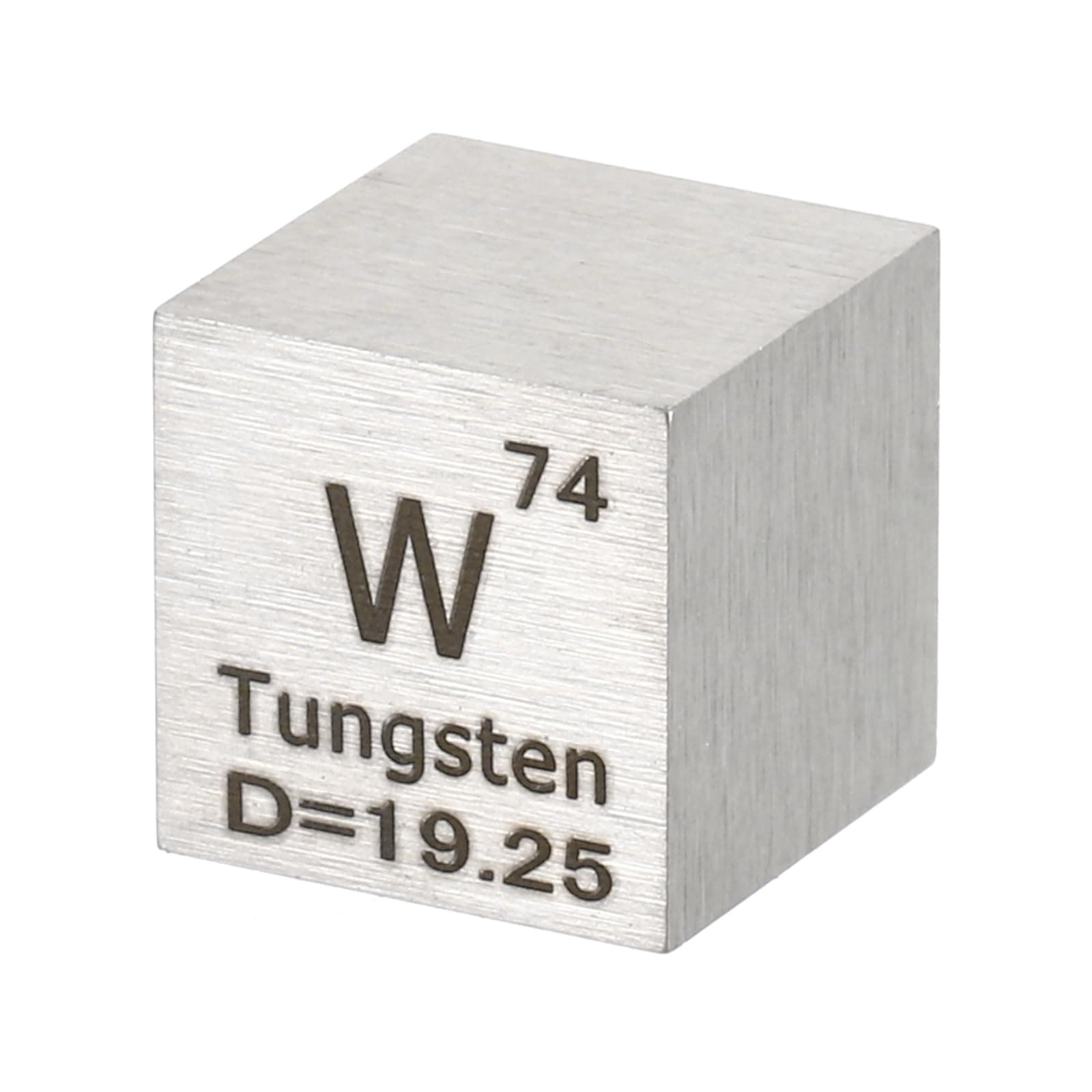 PATIKIL Tungsten Cube, 10mm W Density Cube High Density Element Cube Unique Metal Cube Periodic Table of Elements Collections Lab Experiment Teacher Scientific Classes