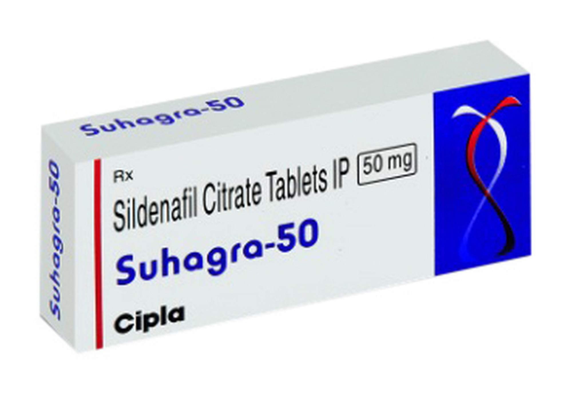 Suhagra 50 - Strip of 4 Tablets
