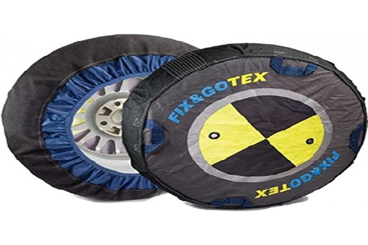 SNOVIT FIX&GO TEX Size D Textile Snow Chain Touring SUV 4X4 Van ÖNORM EN-16662-1 Set of 2