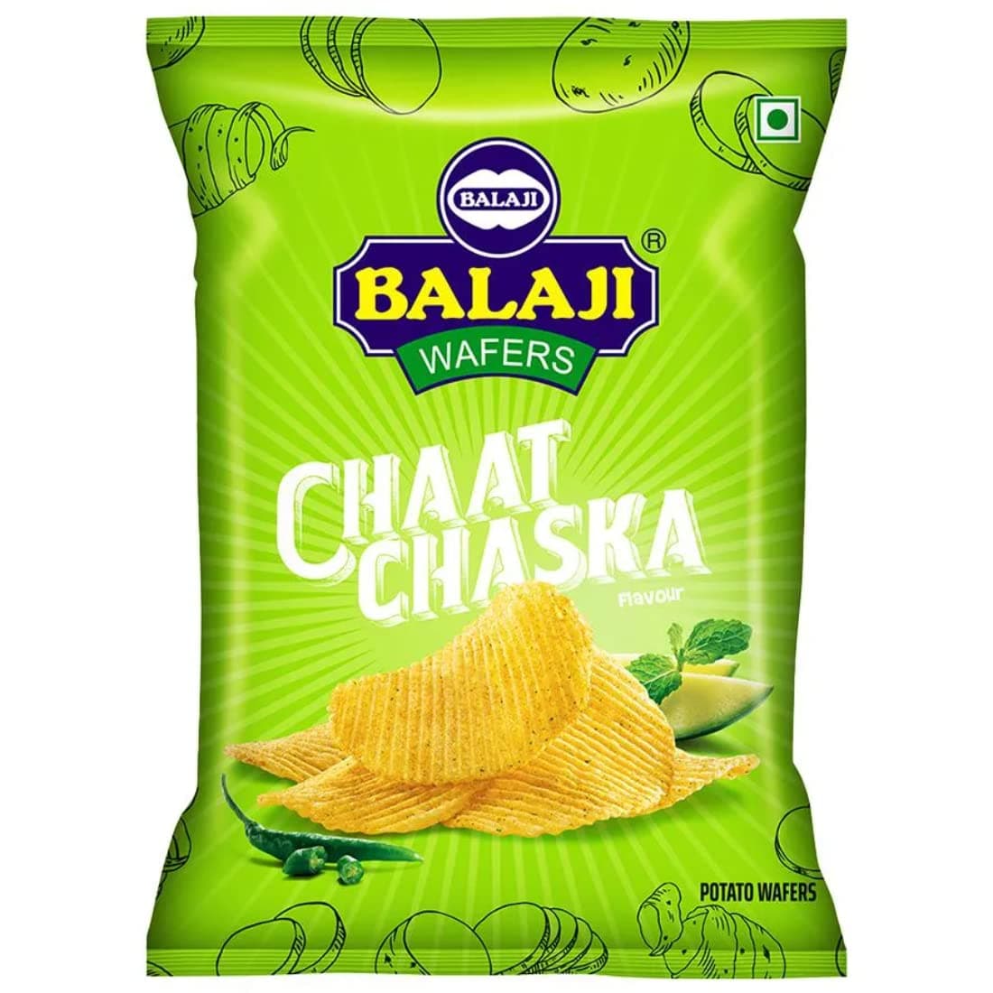 Chaat Chaska Patato Chips, 40g