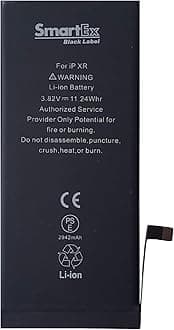 Smartex® Black Label Battery compatible with iPhone XR - 2942 mAh | 2 Years Guarantee