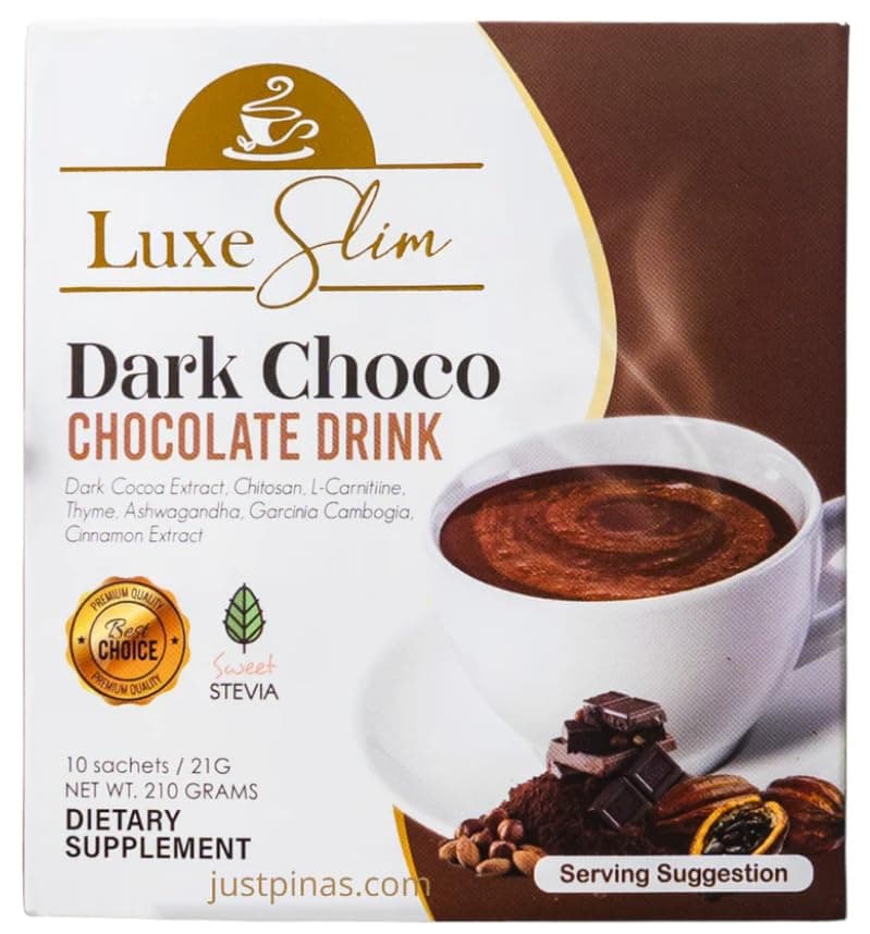 Luxe Slim Dark Choco 21 grams x 10 sachets