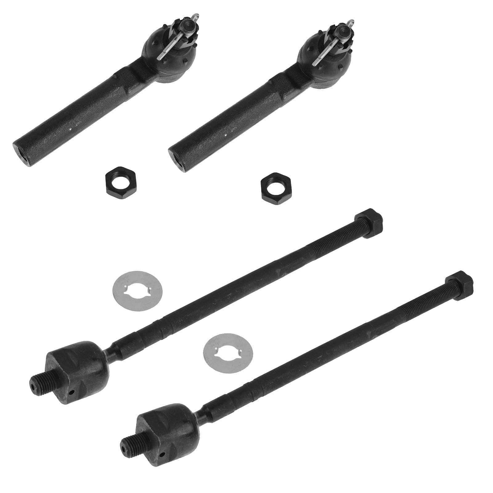 Tie Rod Kit Set of 4 Inner Outer Left Right for Subaru Baja Outback Legacy
