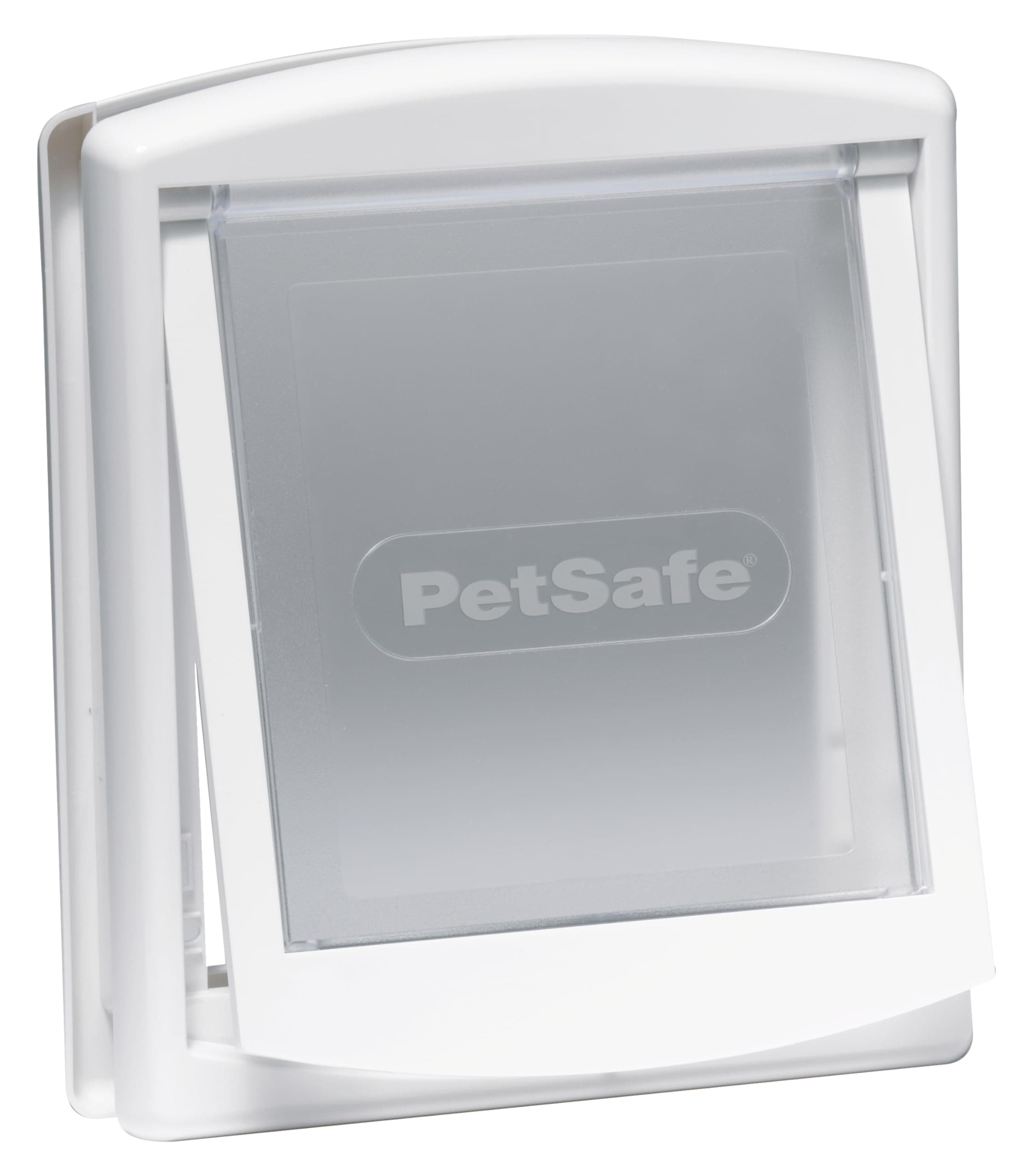 PetSafe Original 2 Way Pet Door - Manual Lock, Durable Frame, Multiple Colours - Large, White