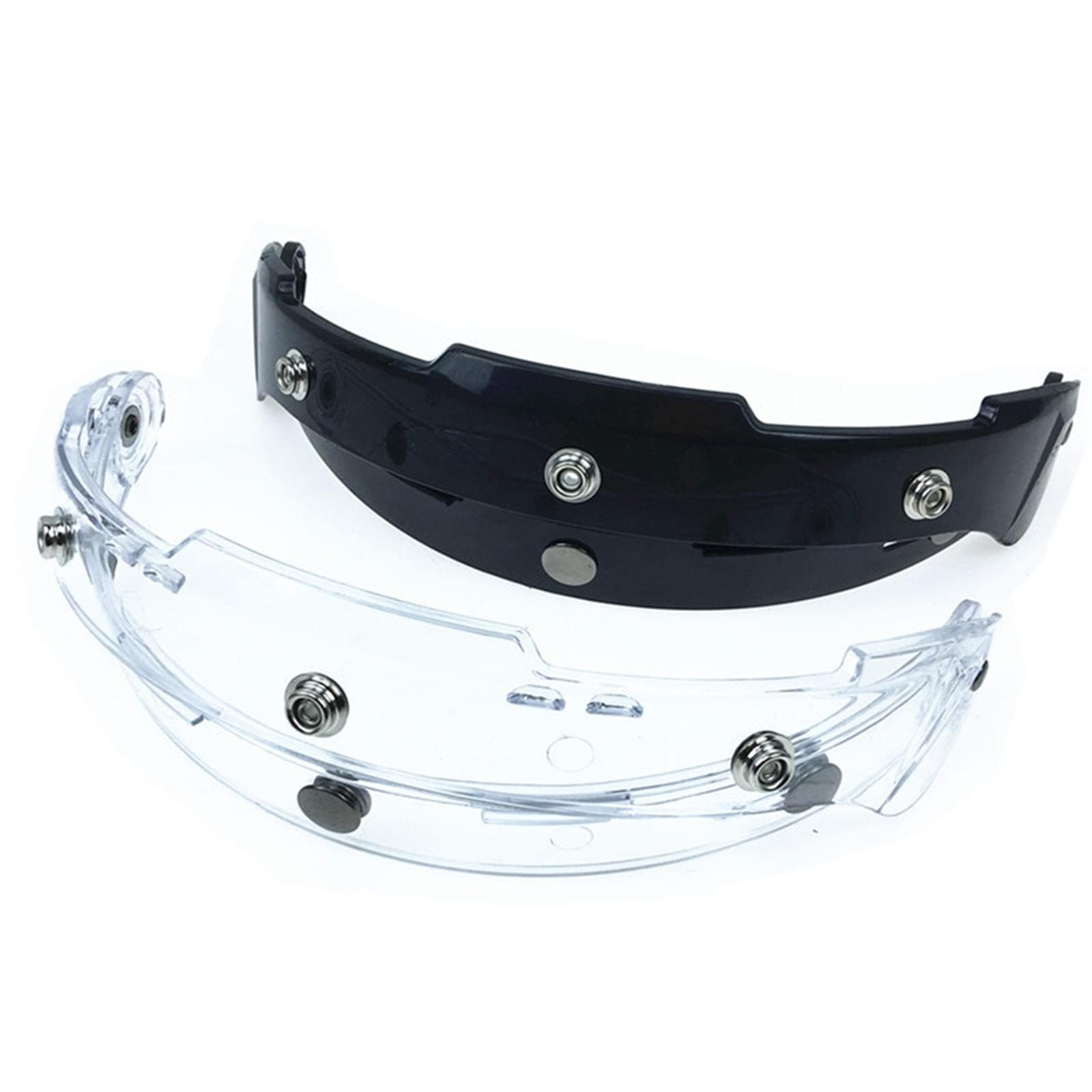 CALANDIS® Motorcycle Uv Adapter Flip Up Base Half 3/4 Helmets Shield Attachment Black