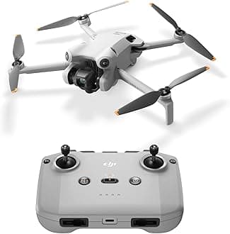 DJI Drone, Mini 4 Pro, DJI RC-N2 Controller Included, Remote ID Compatible, Aerial Photography, Compact, 4K HDR Video Recording, Foldable Mini Drone with Camera, Lightweight, Less Than 8.8 oz (249 g