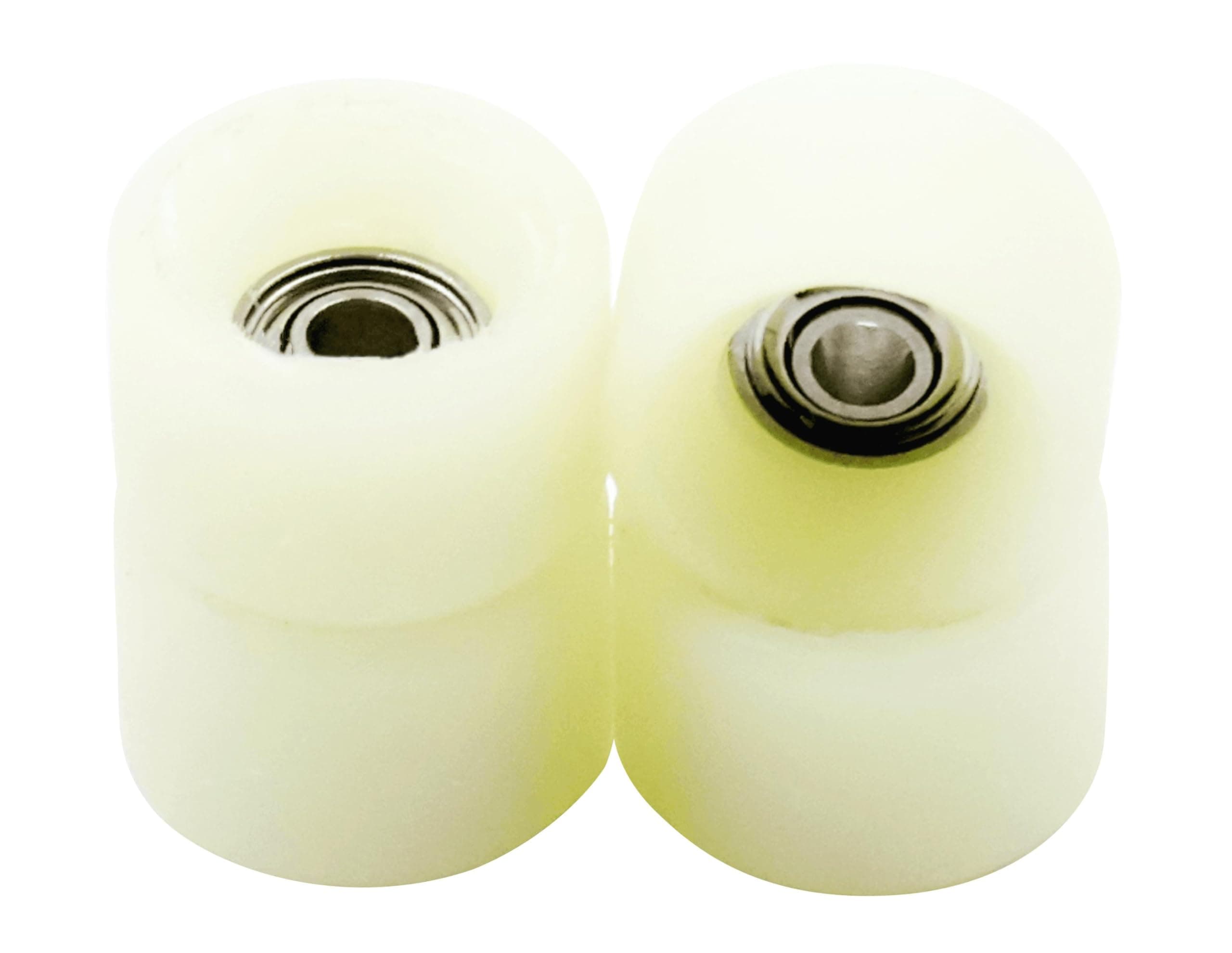 65D Urethane Fingerboard Wheels Pro Bowl Shape (Beige)