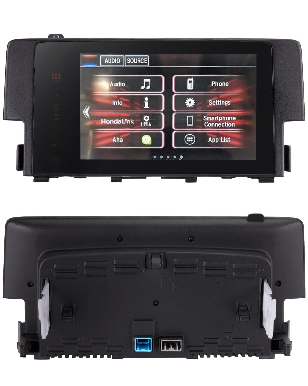 Replacement 7'' Touchscreen for 2016-2018 Honda Civic 10th Gen - OEM Navigation Display Radio, Replace #39710-TBA-A11, 39710-TBA-305, 39710-TBA-A21