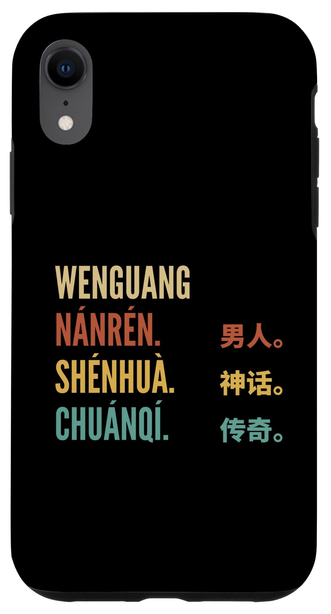 iPhone XR Funny Chinese First Name Design - Wenguang Case