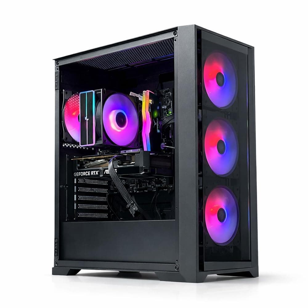 GAME SEKRET Nova Gaming PC - Intel Core i5-12400F | GeForce RTX 3050 8GB GPU |16GB DDR4 RAM-500GB NVMe SSD | Air Cooler-H610 MB-500W 80+ PSU | WiFi-Bluetooth-Windows 11 Pro | Desktop Computer