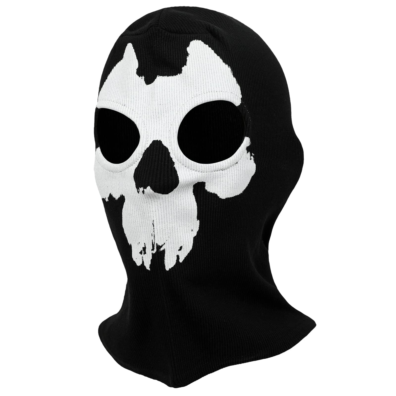 COD Ghost Mask Skull Balaclava Skeleton Cosply Costume Mask Knitted Windproof Warmer Face Skull Balaclava Skull Mask for Bike Skateboard Motorcycle Snowboard Outdoor Sport