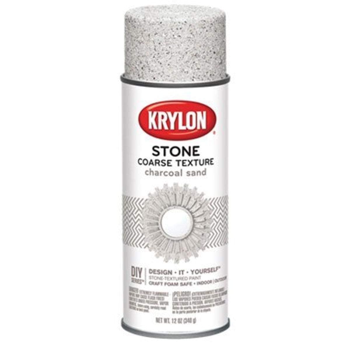Krylon Charcoal Sand Spray Make It Stone Textured Paint