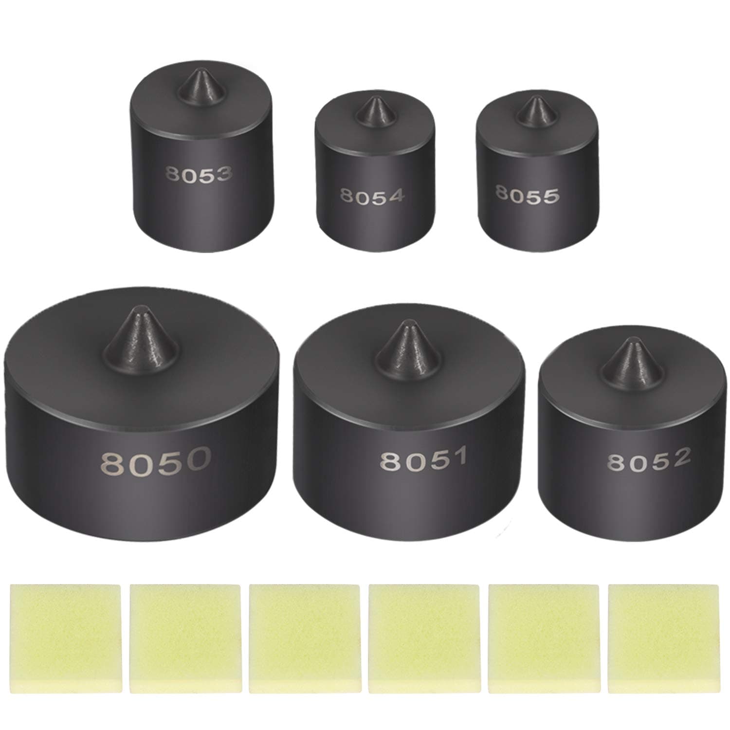 8056 Shaft Protector Set For Use With 'Grip-O-Matic' pullers or Push-Pullers, 6 pcs Replace for OTC 8056