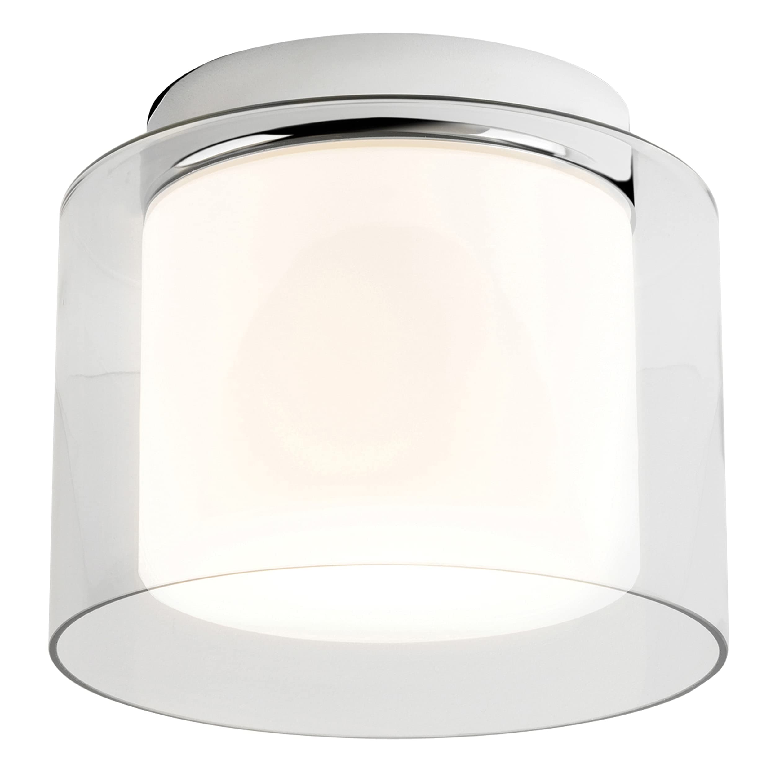 Astro Arezzo ceiling, Dimmable Bathroom Ceiling Light, IP44 Rated (Polished Chrome) - Smart Bulb Compatible, Designed in Britain - 1049003-3 Years Guarantee