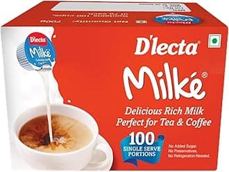 - D'LECTA Milke (100 cups of 10g each) Liquid Dairy Creamer