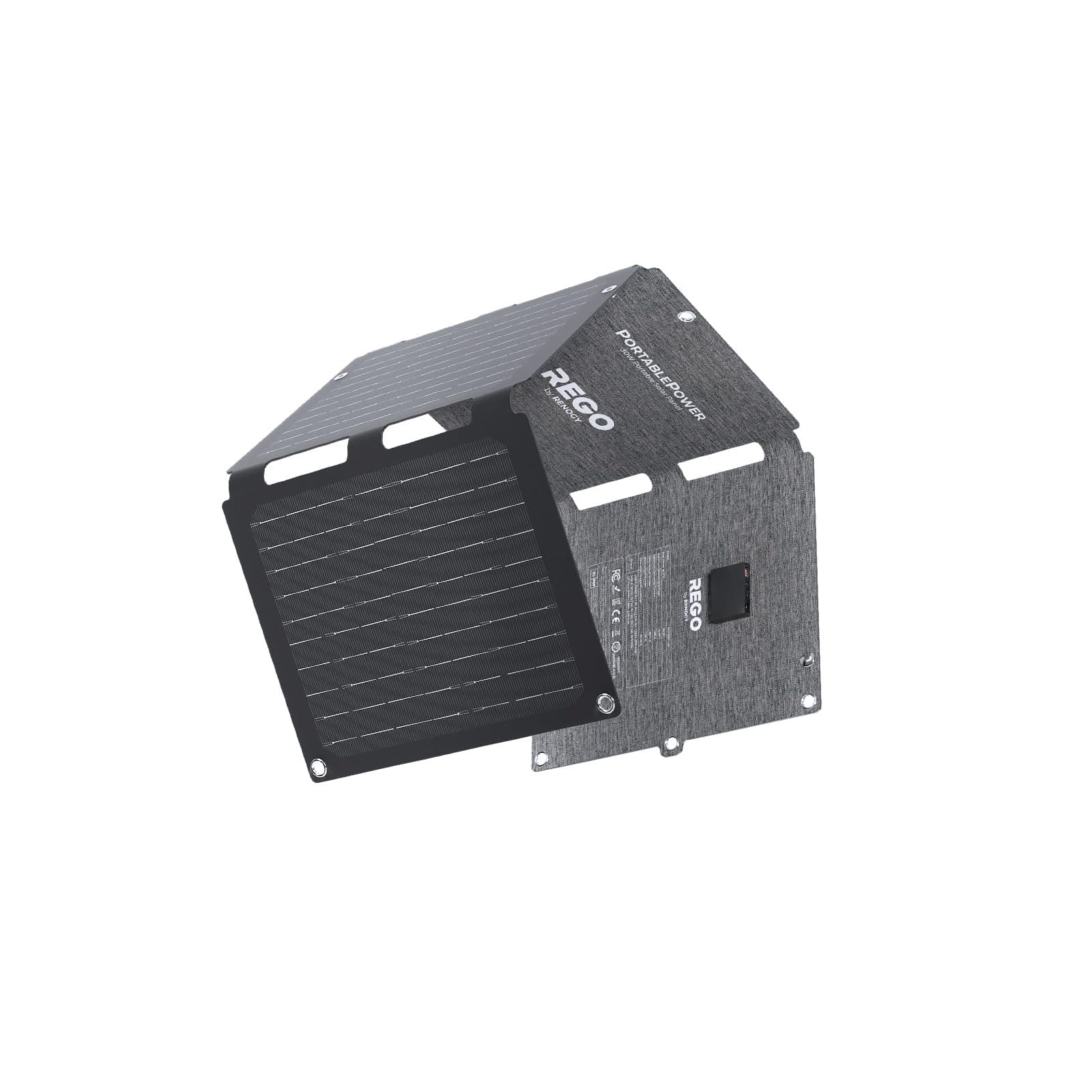 Solar Panels, E.Flex 30W Portable Foldable Solar Panel Charger, Fast Charging for iPhone, iPad, Laptop, Power Bank, with USB C/USB A/DC Ports, Lightweight IP67 for Camping, Hiking, Outdoor