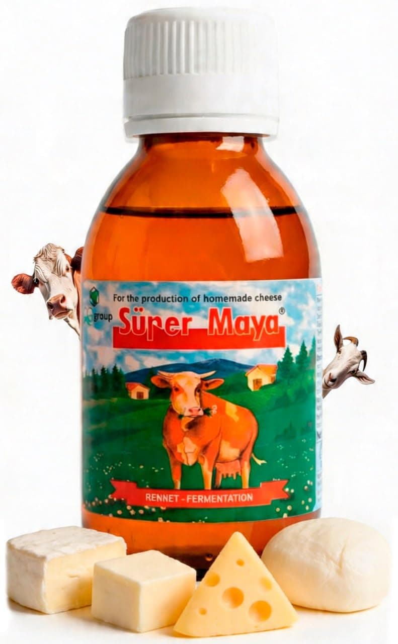 QG group Maya for Making Cheese - 150 L Super Maya for Cheese Milk - Cheese Yeast Super Maya Cheese Making Maya