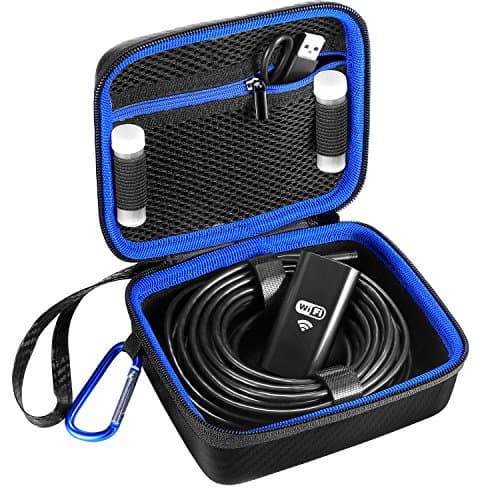 DACCKIT Wireless Endoscope Carrying Case for Depstech Endoscope Borescope Inspection Camera (Compatible with Other Brands: Goodan, Shekar, Pancellent, Fantronic)